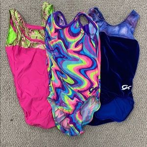 colorful gymnastics leotard bundle